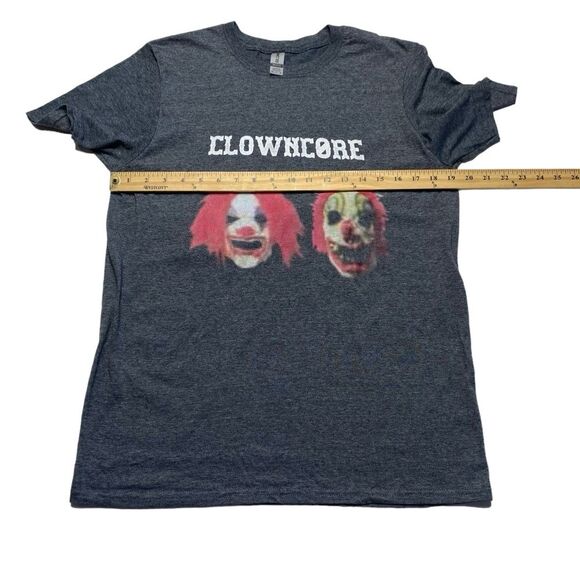 Gildan CLOWNCORE Clown Tee Shirt Gray Sz M - Picture 4 of 8